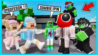 Profesor Red Ditangkap Zombie Di Roblox Brookhaven ft @Shasyaalala