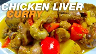CHICKEN LIVER, GIZZARD CURRY WITH PINEAPPLE | FILIPINO STYLE CHICKEN CURRY | BEST EVER LUTONG BAHAY