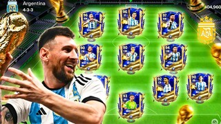 I Made Qatar World Cup 2022 Winning Argentina Squad! Messi’s Argentina!! FC Mobile