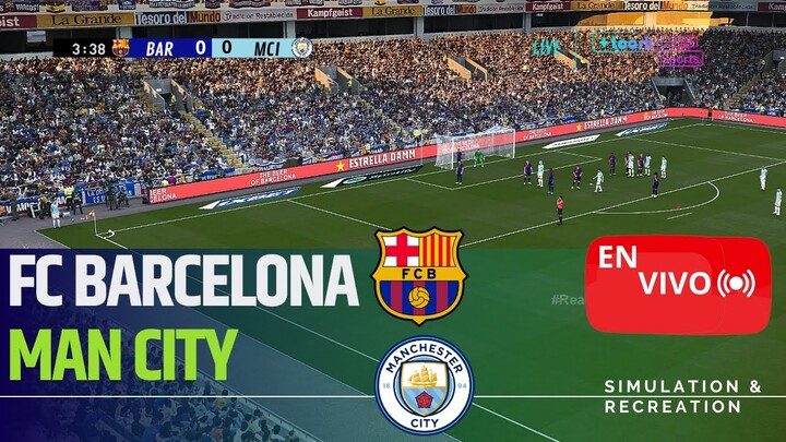 FC Barcelona vs Manchester City en vivo [Partido en vivo] | Amistoso 2024 - en vivo simulacion