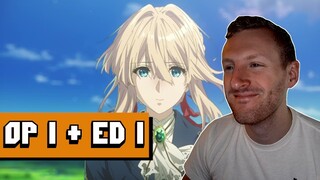 VIOLET EVERGARDEN OPENING 1 AND ENDING 1 REACTION | BEAUTIFUL ON THE EARS