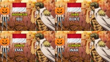 Parody 4 Bahasa || Gara" Gk Pake Baju Halloween 😂