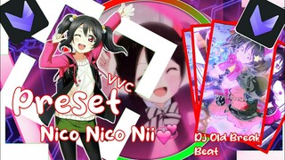 🔰Preset VivaCut 🔰 | Dj Old Break Beat Viral Sound 🎶 | Preset Nico Nico Nii 💌