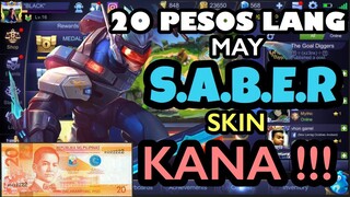 20 DIAS LANG MAY SABER EPIC SKIN KANA LEGIT | MOBILE LEGENDS