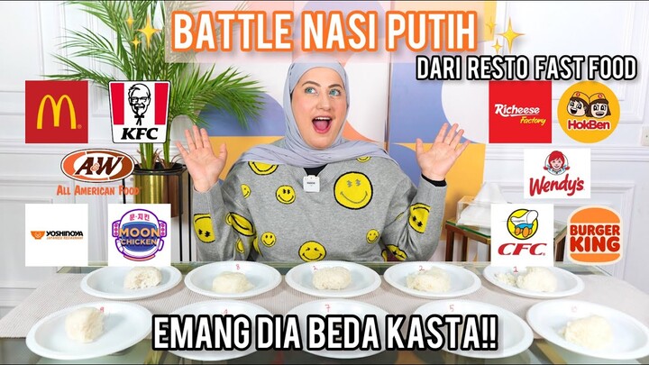 TASYI BATTLE NASI PUTIH - EMANG BEDA KASTA!!