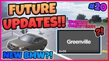 WORKING COMPUTERS?! || NEW BMW?! || Greenville Future Updates #20 || Greenville ROBLOX