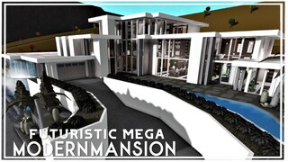 Futuristic Mega Modern Mansion (NO LARGE PLOT!) | ROBLOX BLOXBURG