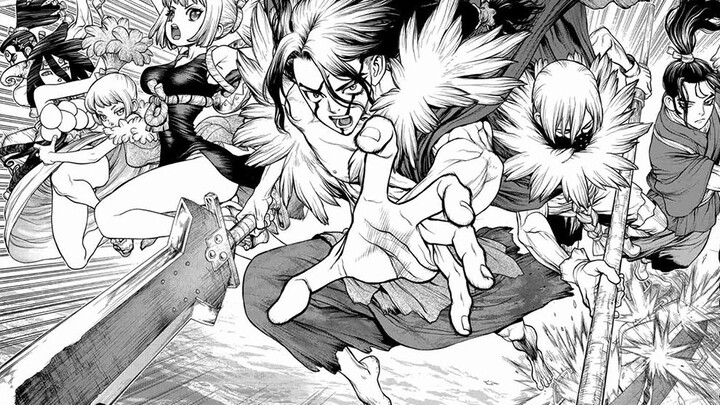 #6#Pertempuran Semua Bintang! Serangan senapan mesin? ! [Zaman Batu Baru] Komentar Komik Dr.stone Mu