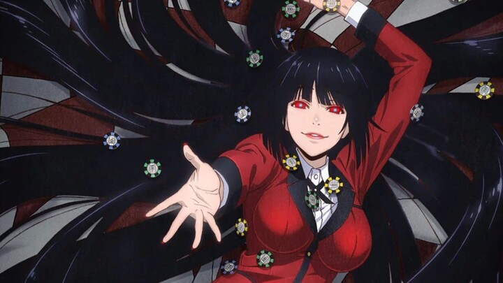 Watch the first season of Kakegurui in one go! Beautiful girls donate their bodies worth tens of billions as a bet, and if they fail, they will become reproductive tools!