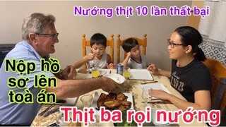 Thịt ba rọi nướng/lần đầu ăn canh cải /nướng thịt 10 lần thất bại/Ẩm thực miền tây/Cuộc sống pháp