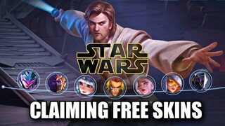 TIME TO CLAIM SOME SKINS FROM MLBB × STARWARS EVENT