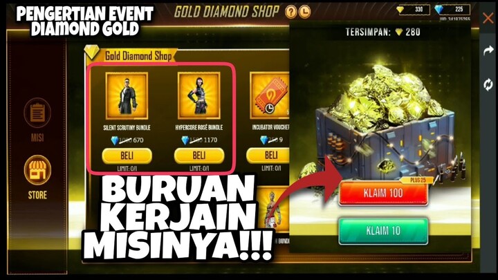 PENGERTIAN TENTANG GOLD DIAMOND SHOP FREE FIRE | BUNDLE MURAH 9 DIAMOND