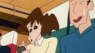 "Crayon Shin-chan" Little Fox Outside the Car Window