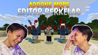 KETIKA ADDONS EDITOR BERKELAS ADA DI DALAM GAME MINECRAFT !!! KEEEREEEN BEUT,Ngaakaaaaaaaak🤣