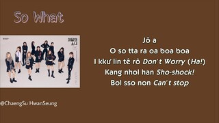 [Phiên âm tiếng Việt] So What - LOONA