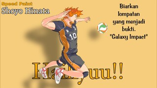 Biarkan lompatan yang menjadi bukti || Speed Paint Shoyo Hinata