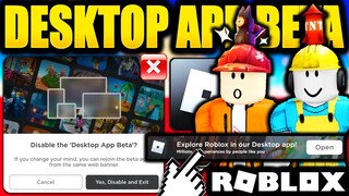 NEW DESKTOP APP BETA UPDATES & HOW TO DISABLE IT! (ROBLOX)