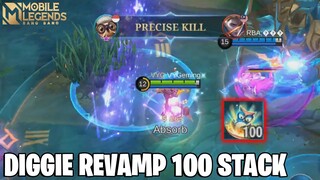 DIGGIE REVAMP 100 STACK - APAKAH INI DI NERF ATAU DI BUFF? MOBILE LEGENDS