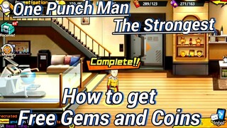 One Punch Man | How to Get Free Gems and Coins in One Punch Man The Strongest