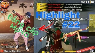 [Highlight FreeFire] #22 Những pha xử lý Mp40 chuẩn không cần chỉnh | AFK Quỷ Dữ