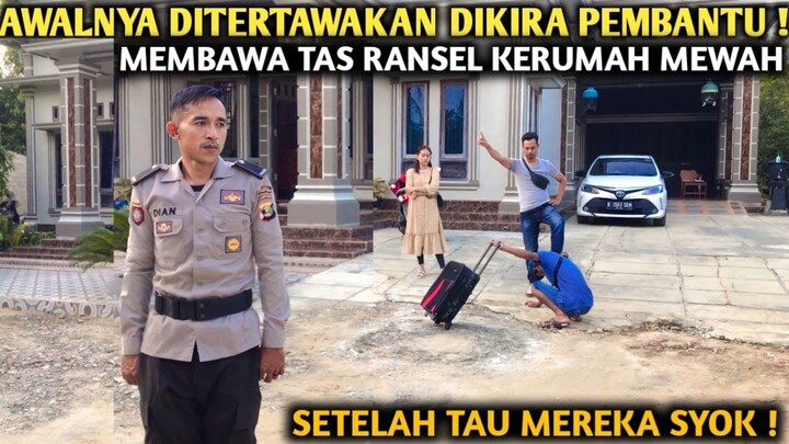 POLISI GANTENG DIKIRA PEMBANTU SAAT PULANG DINAS DIKIRA MASIH MISKIN‼️AKHIRNYA MEREKA SYOK‼️