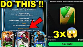 Heroes Expedition Trick Free 93+ Players And Mascherano | 95 Exchange 3x opening
