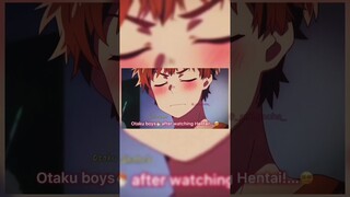 Otaku Boys🧑🏻‍🦰After Watching 'Hentai'..🐸 #kanojookarishimasu #amv #rentagirlfriend #hentai