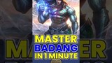 Master Badang In 1 Minute! Mobile Legends #shorts