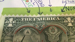 Yale Skull & Bones Society 322 SECRET LOGOS on $1Bill ~ DOLLAR BILL SECRETS and The Hog Nose Bat