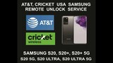 AT&T USA Remote Unlock Service, Samsung S20, Ultra, Plus, 5G