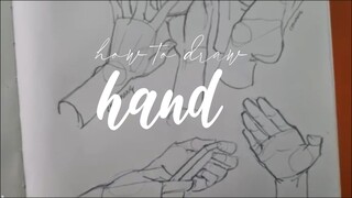 HOW TO DRAW HAND✨