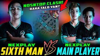 NEXPLAY SIXTH MAN vs. NEXPLAY MAIN PLAYERS (LANCY vs. EXORT & YAWI NAGKATAPAT SA RANK!)
