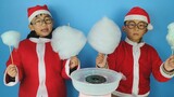 Ozawa dan saudaranya membuat marshmallow untuk dimainkan, Ozawa tidak sebesar yang dibuat saudaranya