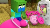 Monster Academy animation: RIP long-legged mummy, the zombie killed the female zombie, he thought it was a monster丨Poor and sad animation story丨Poppy playtime 2 Minecraft animation