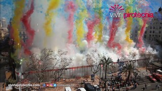 Fallas Valencia 2019. Mascletà Domingo 17 de Marzo 2019. Pirotecnia Vulcano