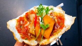 Cách làm BÁNH MÌ THỊT KHÌA CHAY ngon nước sốt đậm đà | vegan banh mi recipe |  món ngon tại nhà T506