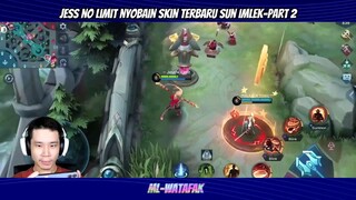 JESS NO LIMIT NYOBAIN SKIN TERBARU SUN IMLEK-PART 2