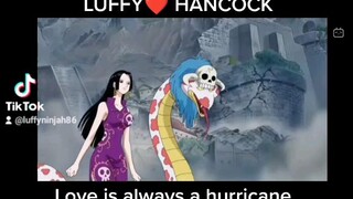 LOVE IS ALWAYS A HURRICANE ❤️❤️ #onepiece #luffy #monkeydluffy #boa #hancock