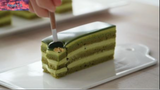 Japan cooking : Flourless moist matcha cake 1 #bepNhat