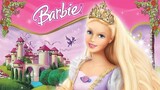 Barbie as rapunzel.