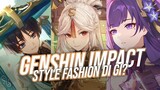 Style Fashion Tiap Character Genshin Impact