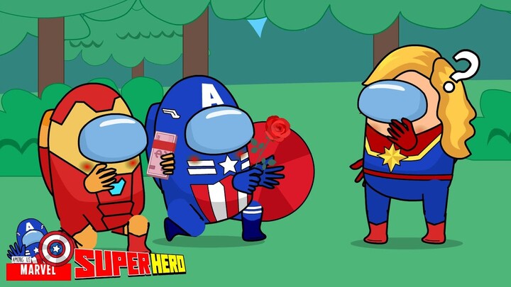 Captain America Says Love Captain Marvel - Among Us Marvel - Among Us Superhero