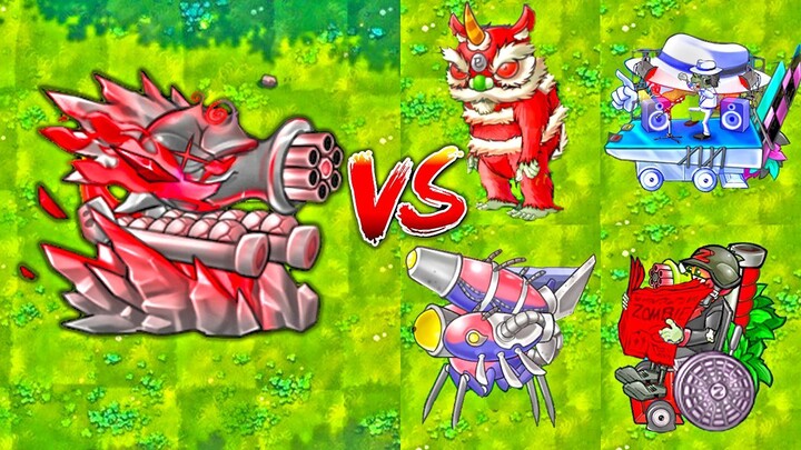 PVZ Fusion 2.2 Challenge!! New Plants 1 Fusion Vs All King Obsidian Zombies - Who Will Win?