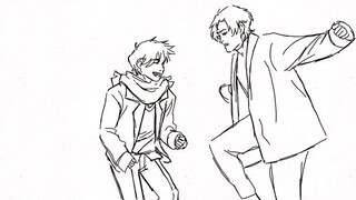 Just Ash and Eiji Dancing