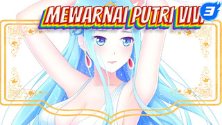 Proses Mewarnai Putri Vivi | One Piece / Gambar Tingkat Menengah Dengan Tablet_3