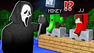 Scream vs JJ and MIKEY ESCAPING GHOSTFACE - in Minecraft Maizen