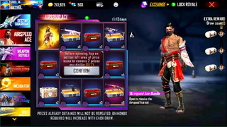 Spin Bundle AirSpeed Ace Faded Free Fire