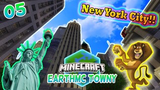 New York City in Manhattan! | Minecraft EarthMC Towny #5