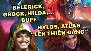 Tốp Mỡ | UPDATE: WANWAN, BELERICK, GUINEVERE,  HILDA, GATOT,  MARTIS BUFF! ĐÁM TANK "BAY MÀU" | MLBB