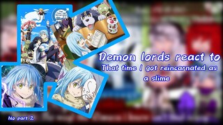 demon lords react to|#kinemaster #reaction #capcut #gachaclub #edit #anime #tenseislime #demonlord